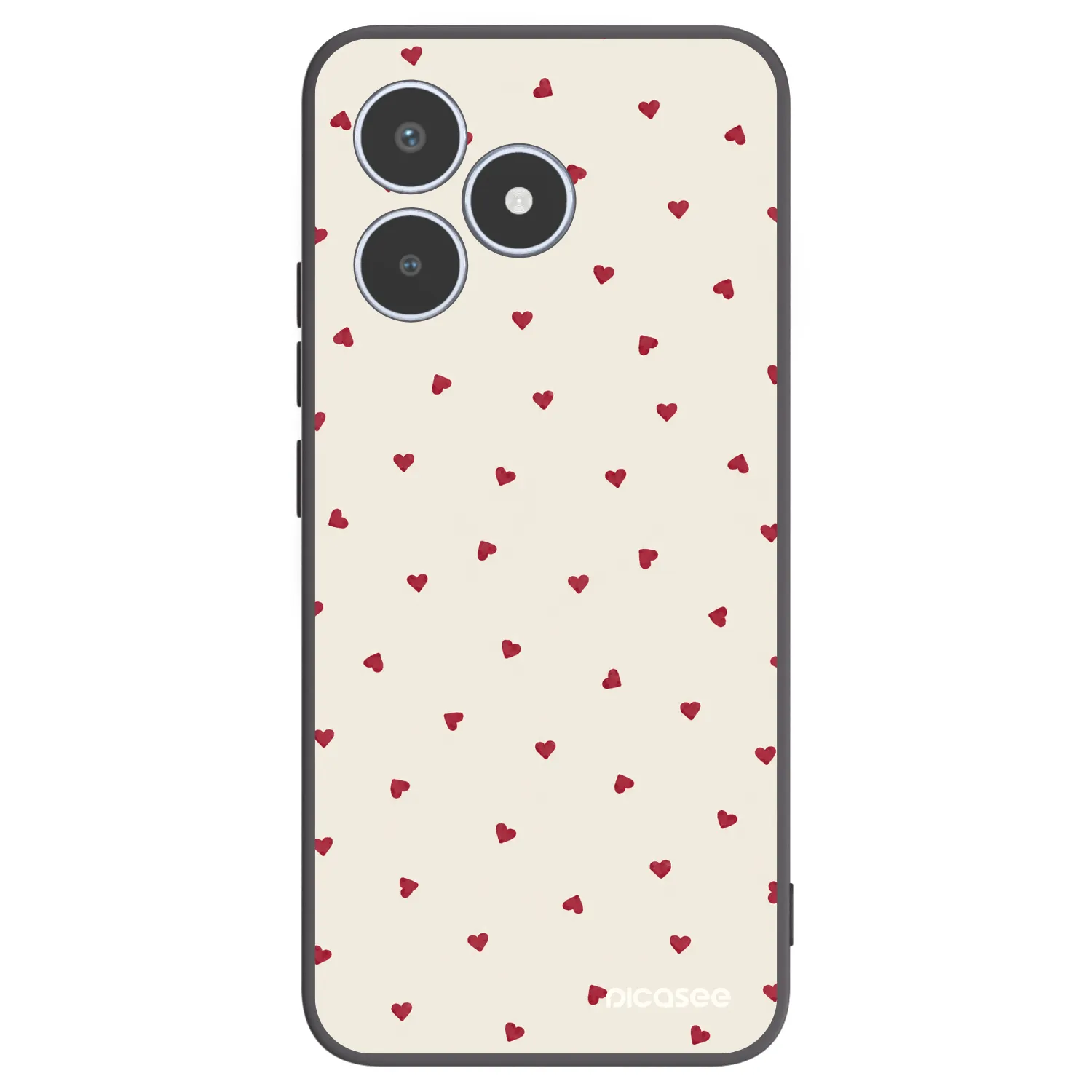 Picasee silikonowe czarne etui na Realme C53 - Little Love