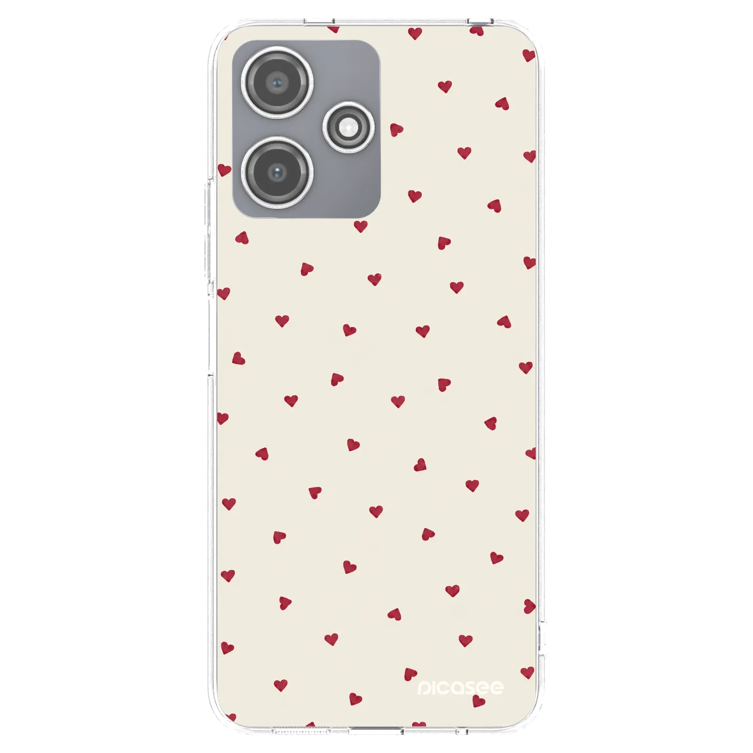 Picasee silikonowe przeźroczyste etui na Xiaomi Redmi 12 5G - Little Love