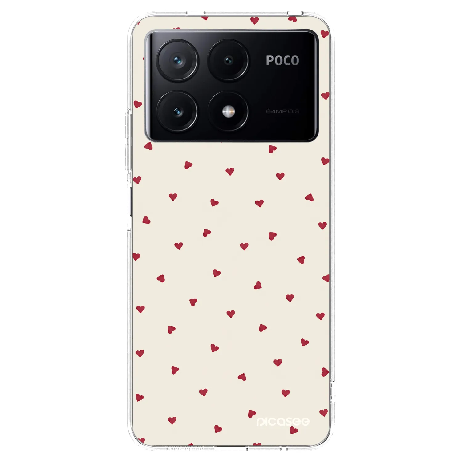 Picasee silikonowe przeźroczyste etui na Xiaomi Poco X6 Pro - Little Love