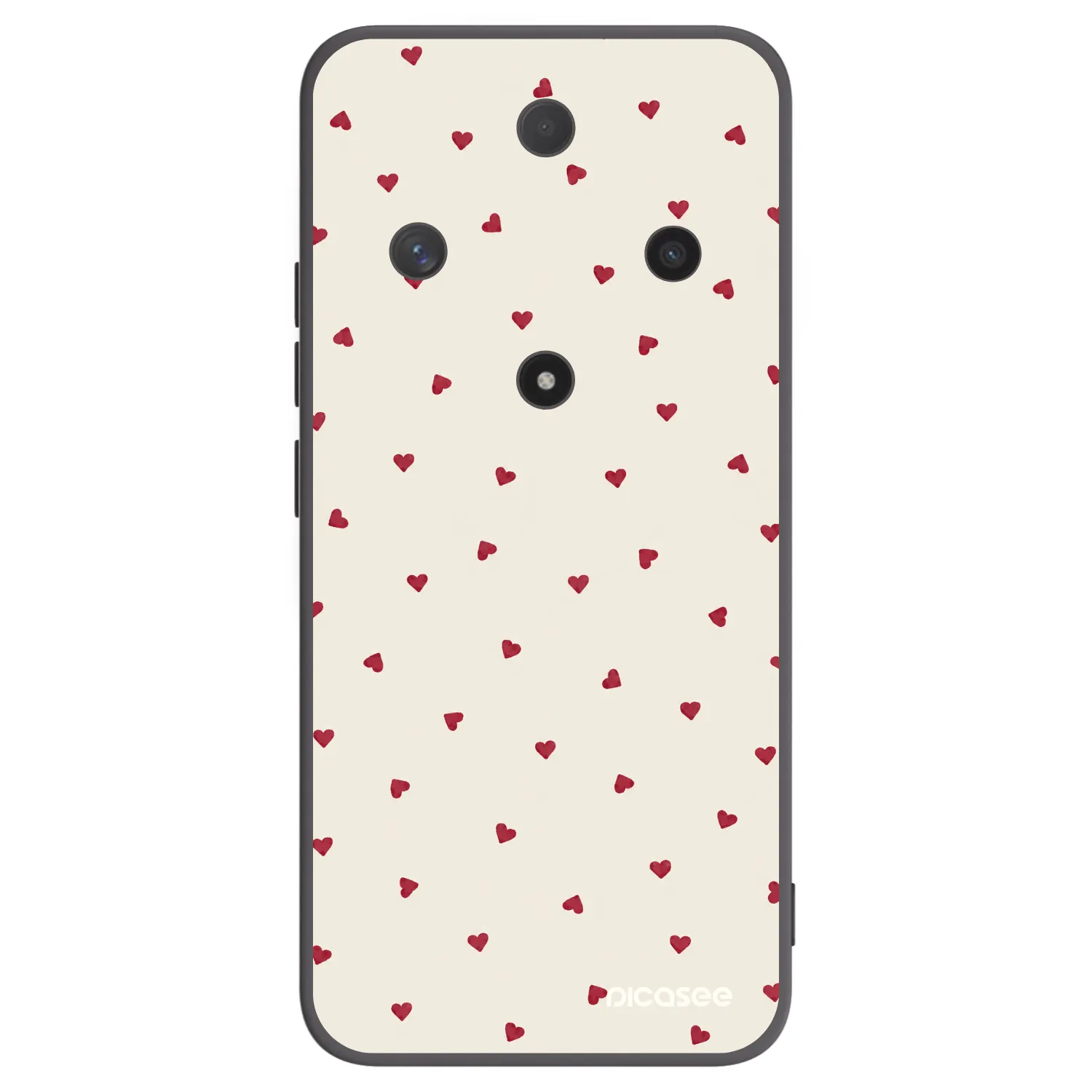 Picasee silikonowe czarne etui na Honor Magic6 Lite 5G - Little Love