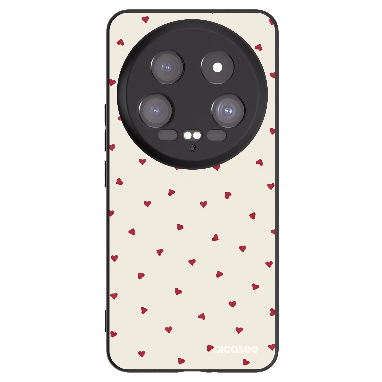 Picasee silikonowe czarne etui na Xiaomi 14 Ultra - Little Love