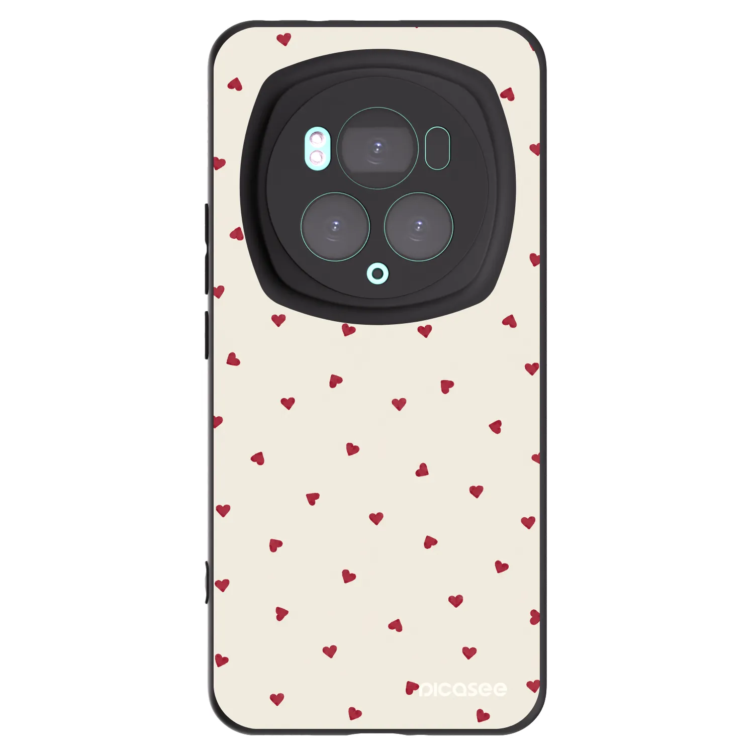 Picasee silikonowe czarne etui na Honor Magic6 Pro - Little Love