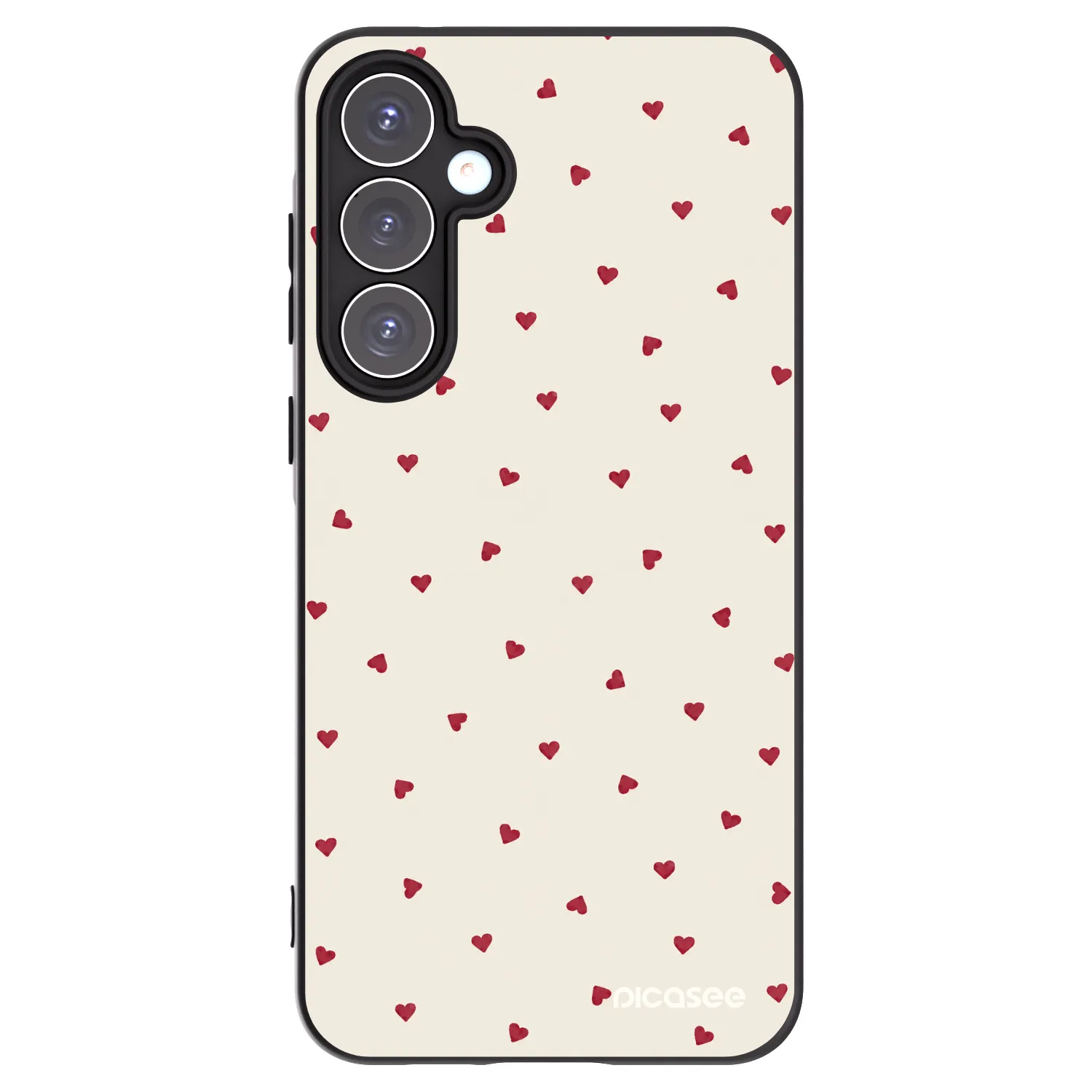 Picasee silikonowe czarne etui na Samsung Galaxy A55 5G A556B - Little Love