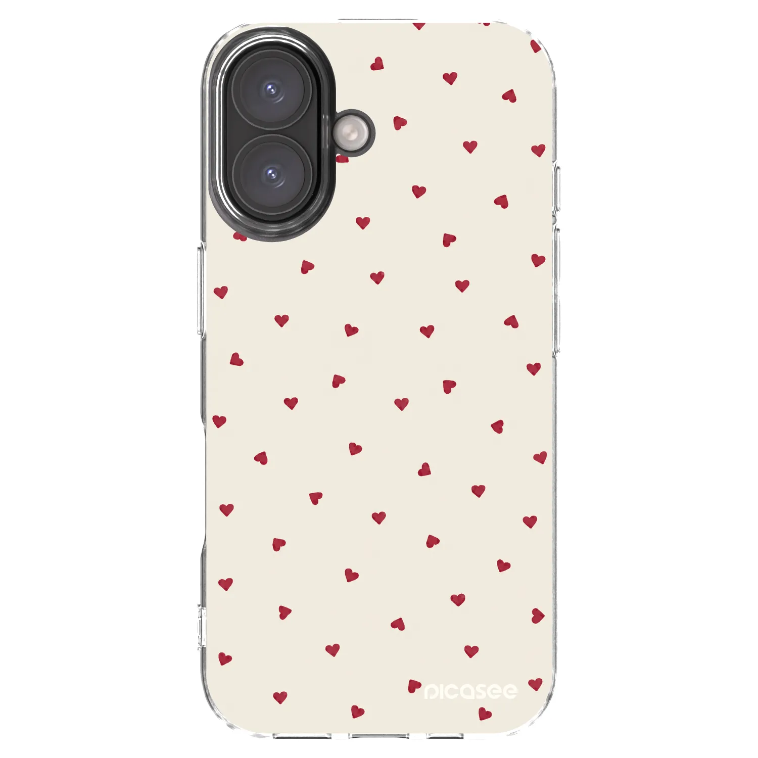 Picasee silikonowe przeźroczyste etui na Apple iPhone 16 - Little Love