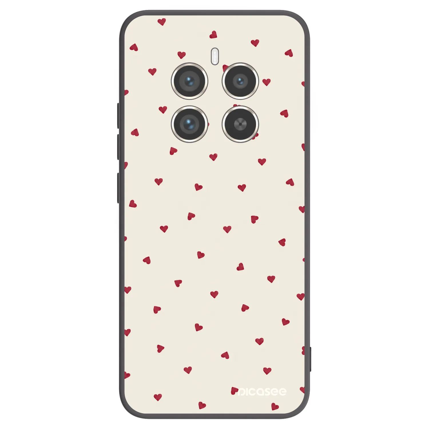 Picasee silikonowe czarne etui na Realme 12 Pro 5G - Little Love