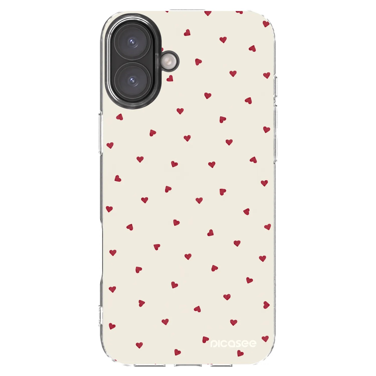 Picasee silikonowe przeźroczyste etui na Apple iPhone 16 Plus - Little Love