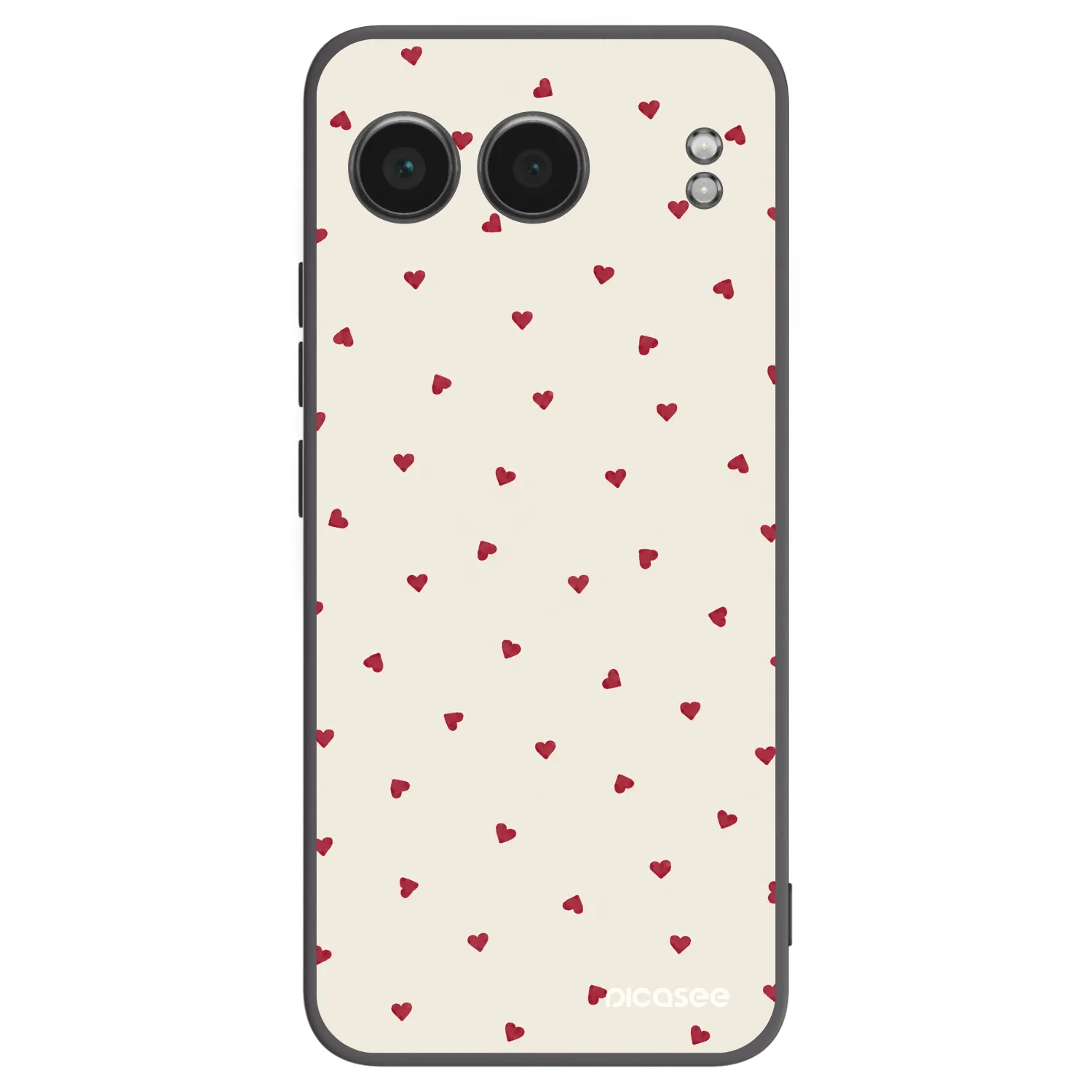 Picasee silikonowe czarne etui na OnePlus Nord 4 - Little Love