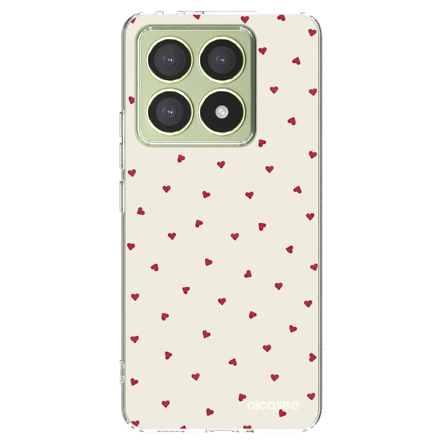 Picasee silikonowe przeźroczyste etui na Xiaomi 14T - Little Love