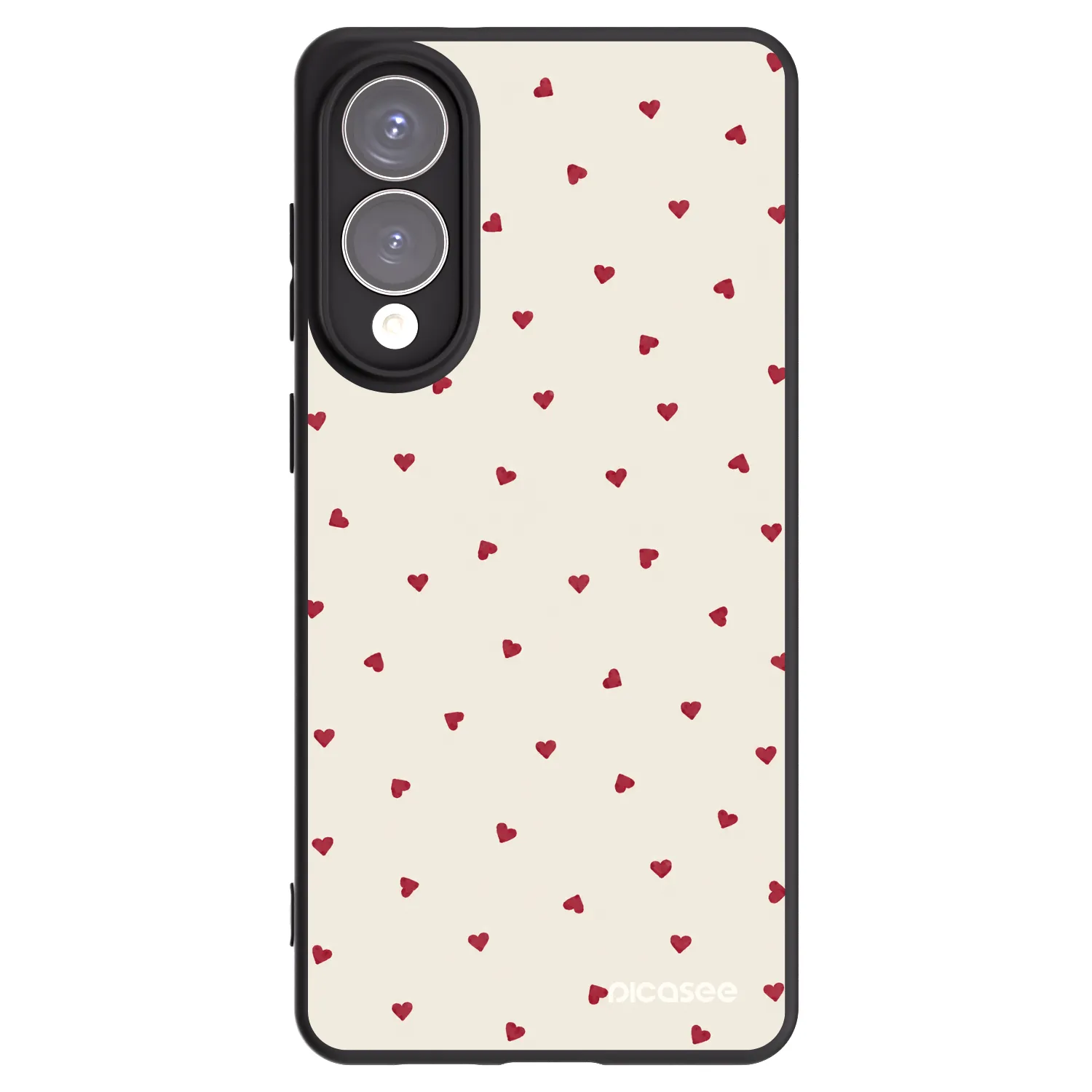 Picasee silikonowe czarne etui na Samsung Galaxy S25 Edge 5G - Little Love