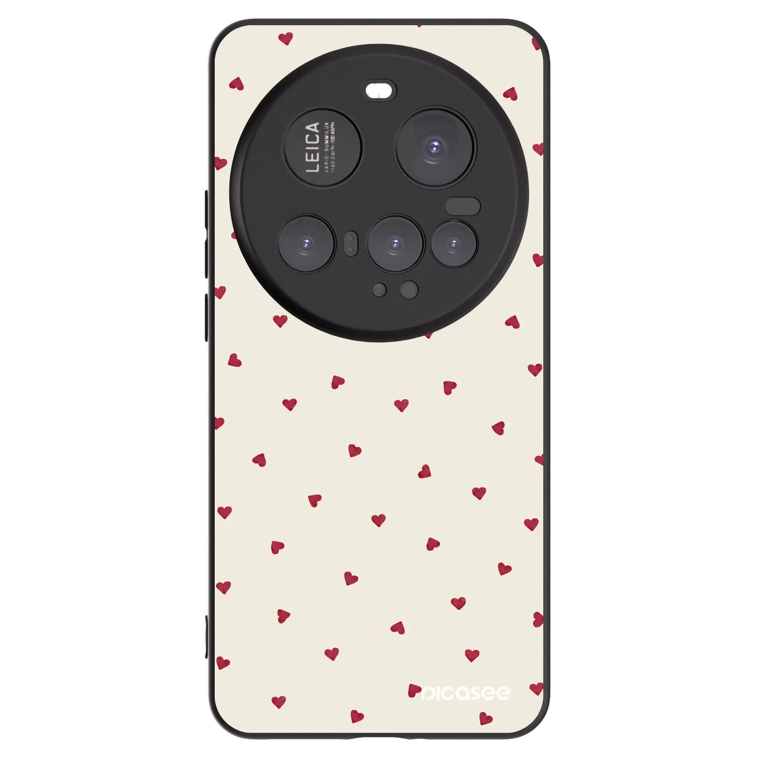 Picasee silikonowe czarne etui na Xiaomi 15 Ultra - Little Love