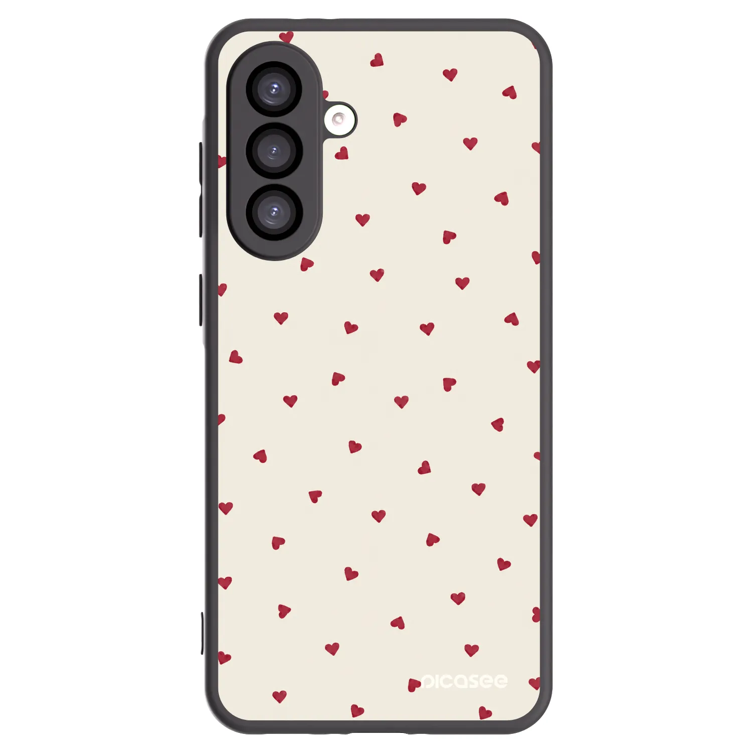 Picasee silikonowe czarne etui na Samsung Galaxy A26 5G A266B - Little Love