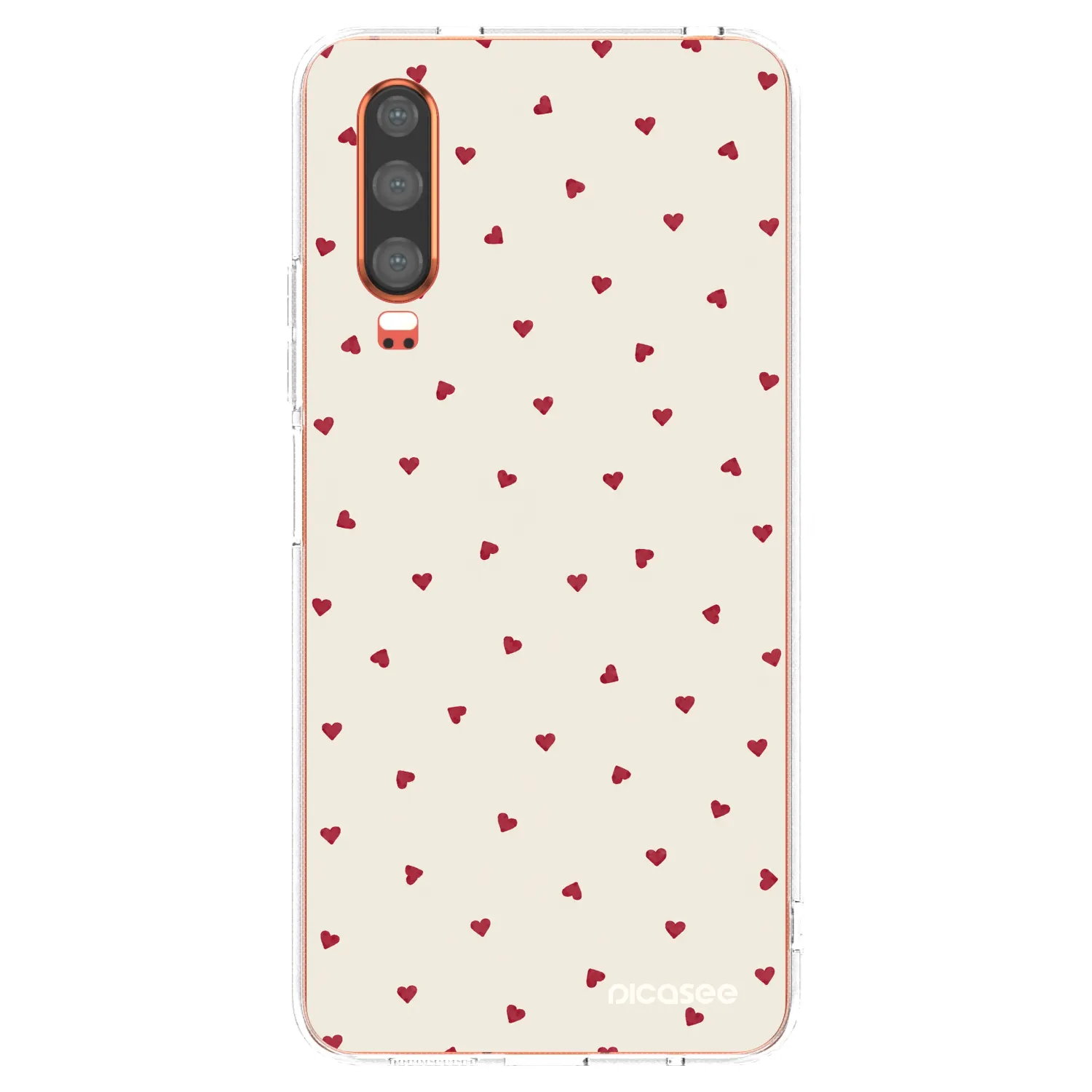 Picasee silikonowe przeźroczyste etui na Huawei P30 - Little Love