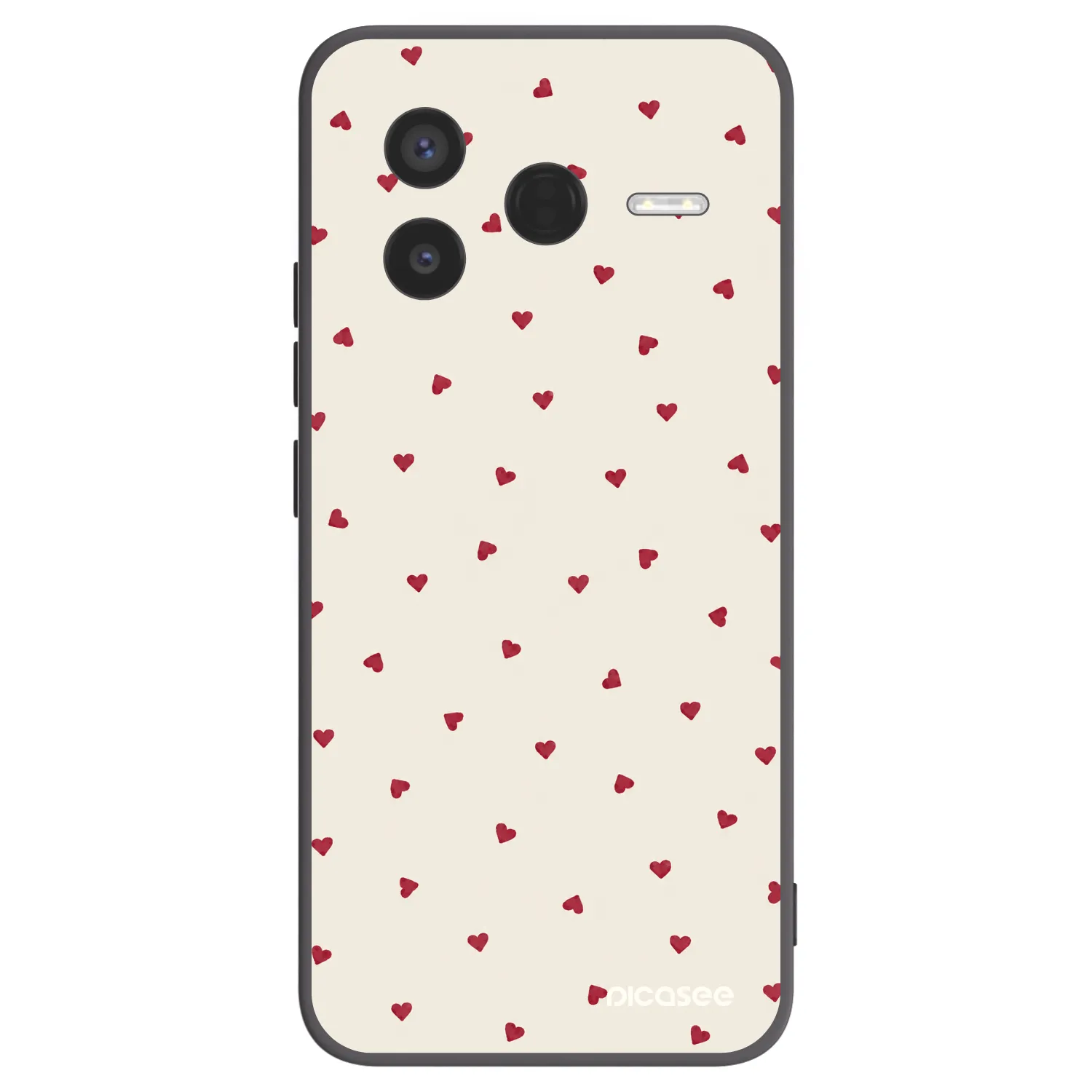 Picasee silikonowe czarne etui na Xiaomi Poco F7 Pro 5G - Little Love