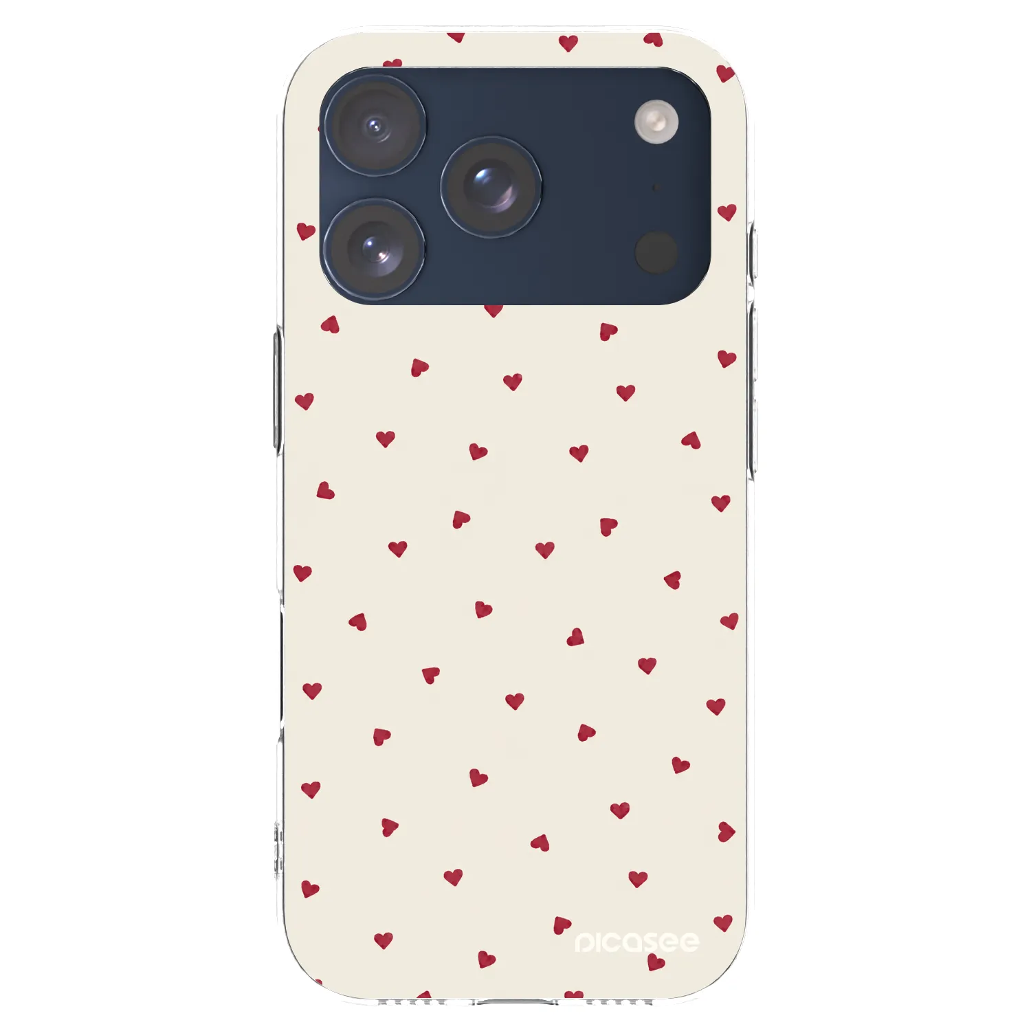 Picasee silikonowe przeźroczyste etui na Apple iPhone 17 Pro - Little Love
