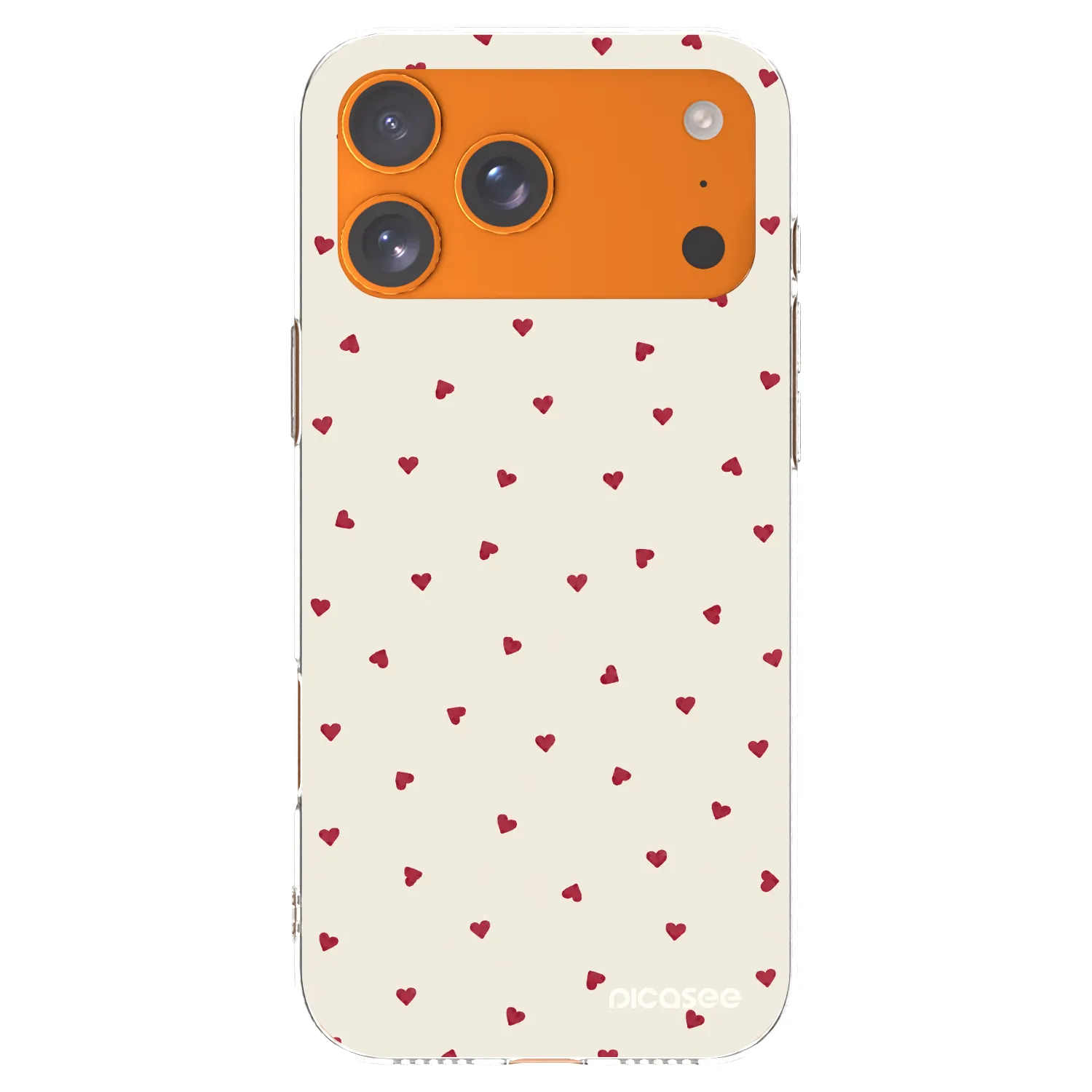 Picasee silikonowe przeźroczyste etui na Apple iPhone 17 Pro Max - Little Love