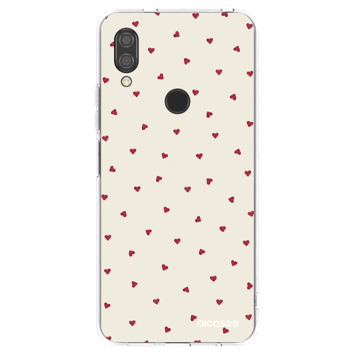 Picasee silikonowe przeźroczyste etui na Xiaomi Redmi 7 - Little Love