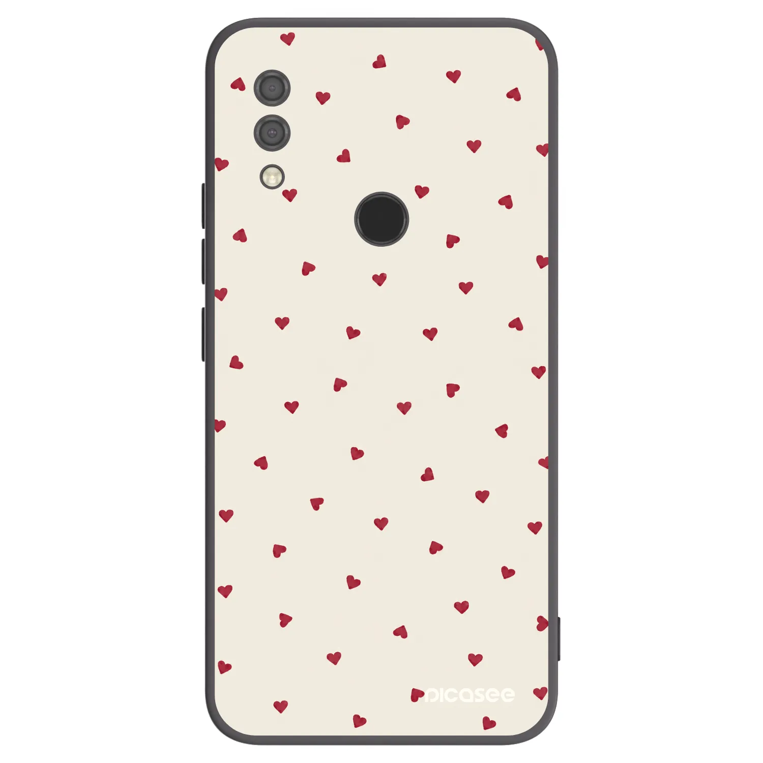 Picasee silikonowe czarne etui na Xiaomi Redmi 7 - Little Love