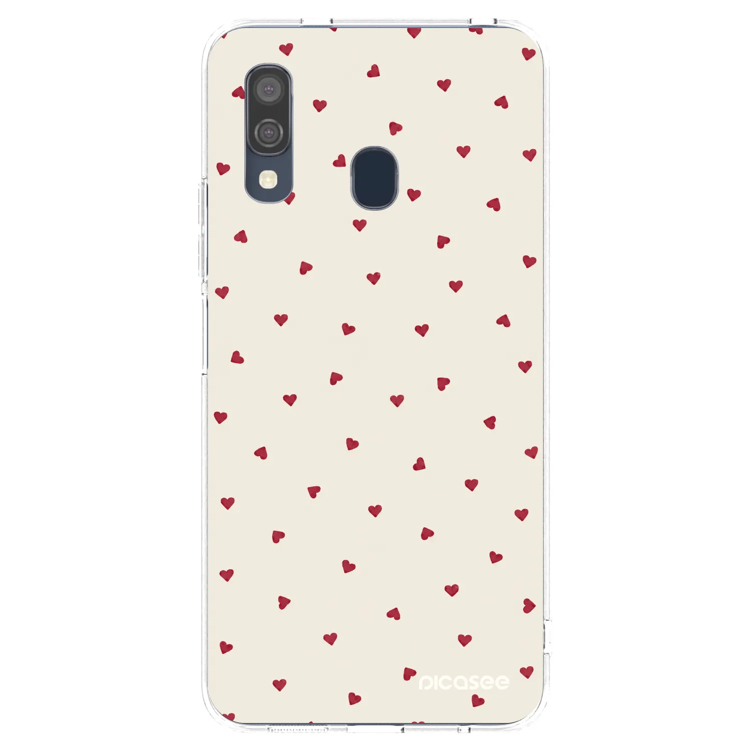 Picasee silikonowe przeźroczyste etui na Samsung Galaxy A40 A405F - Little Love