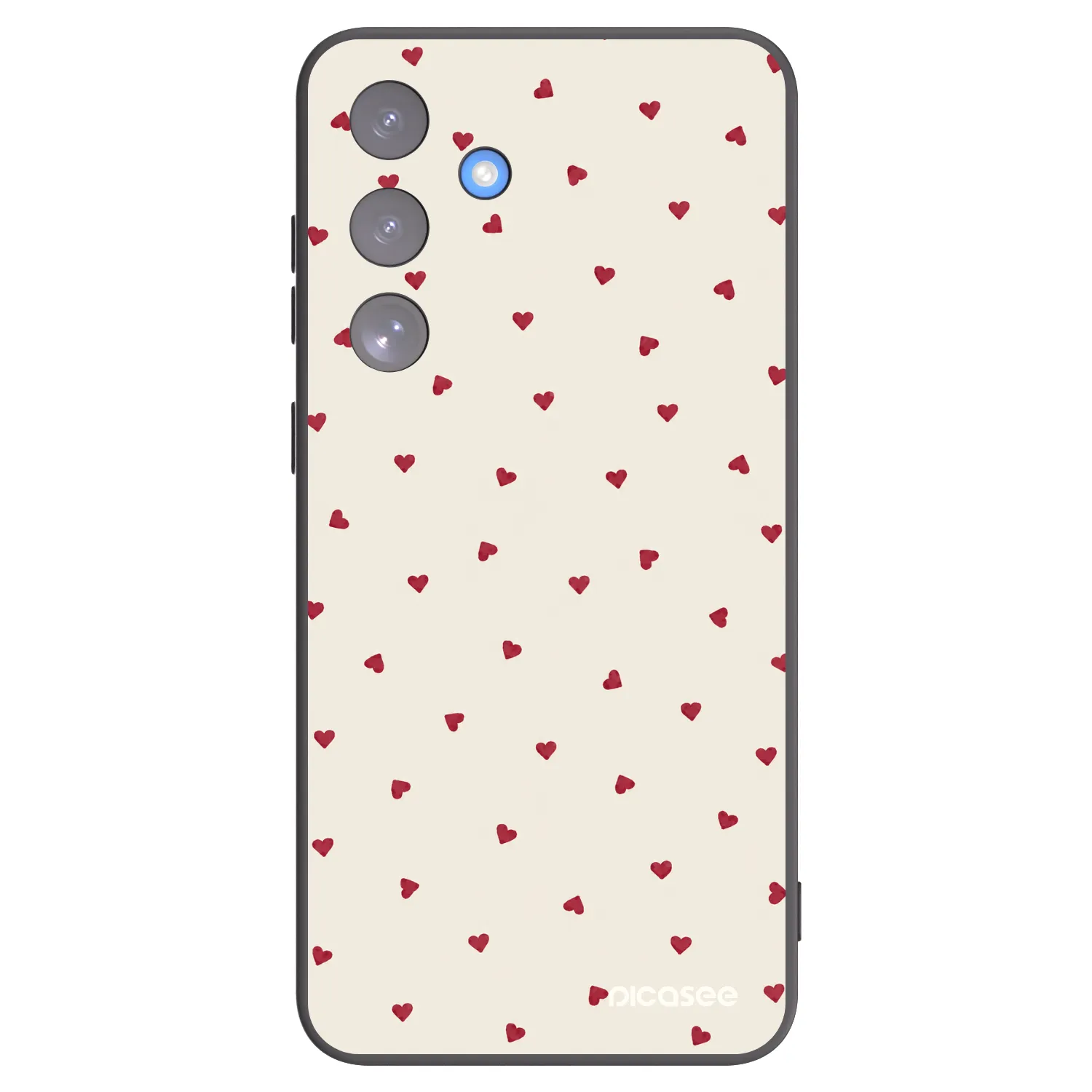 Picasee silikonowe czarne etui na Samsung Galaxy S25 FE 5G - Little Love