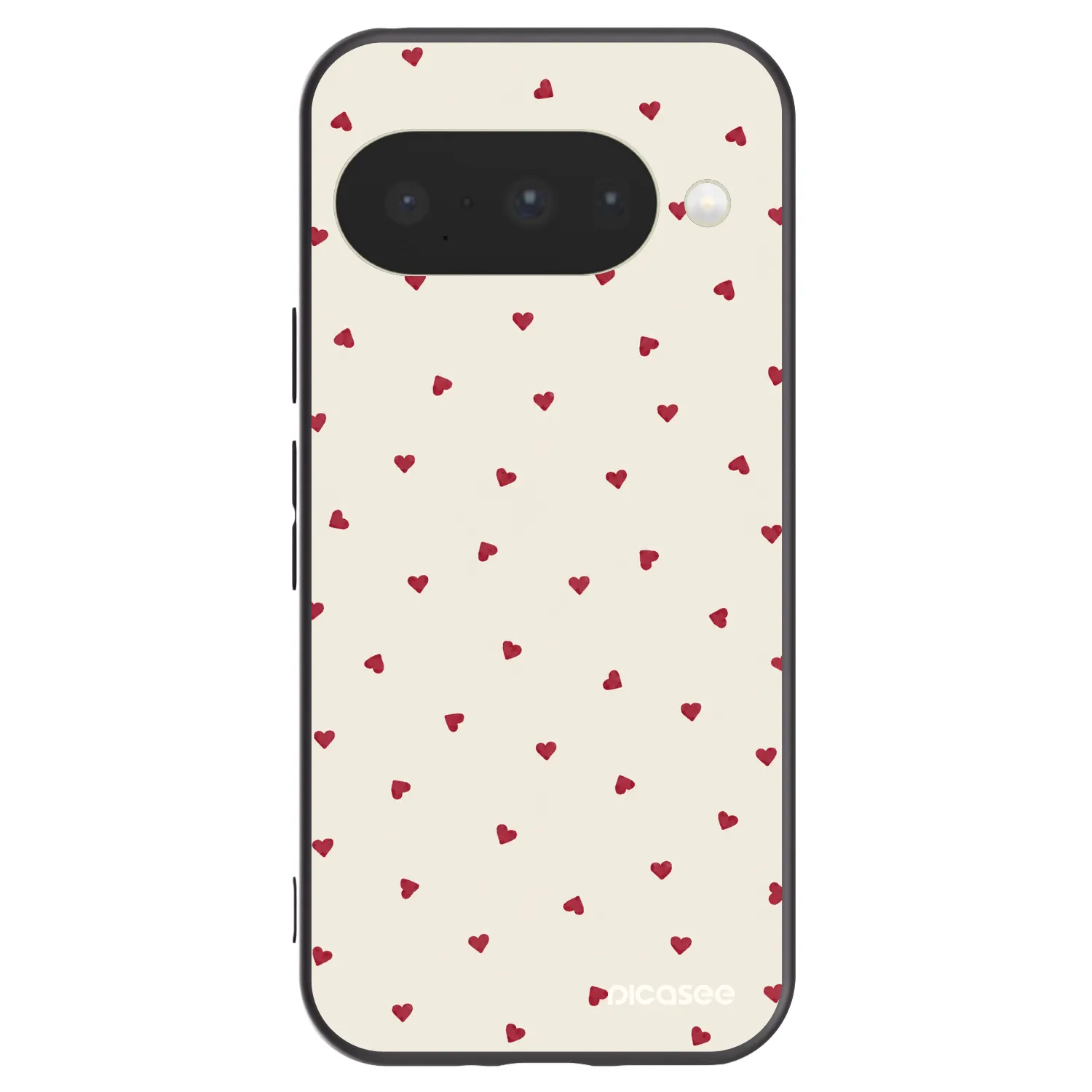 Picasee silikonowe czarne etui na Google Pixel 10 - Little Love