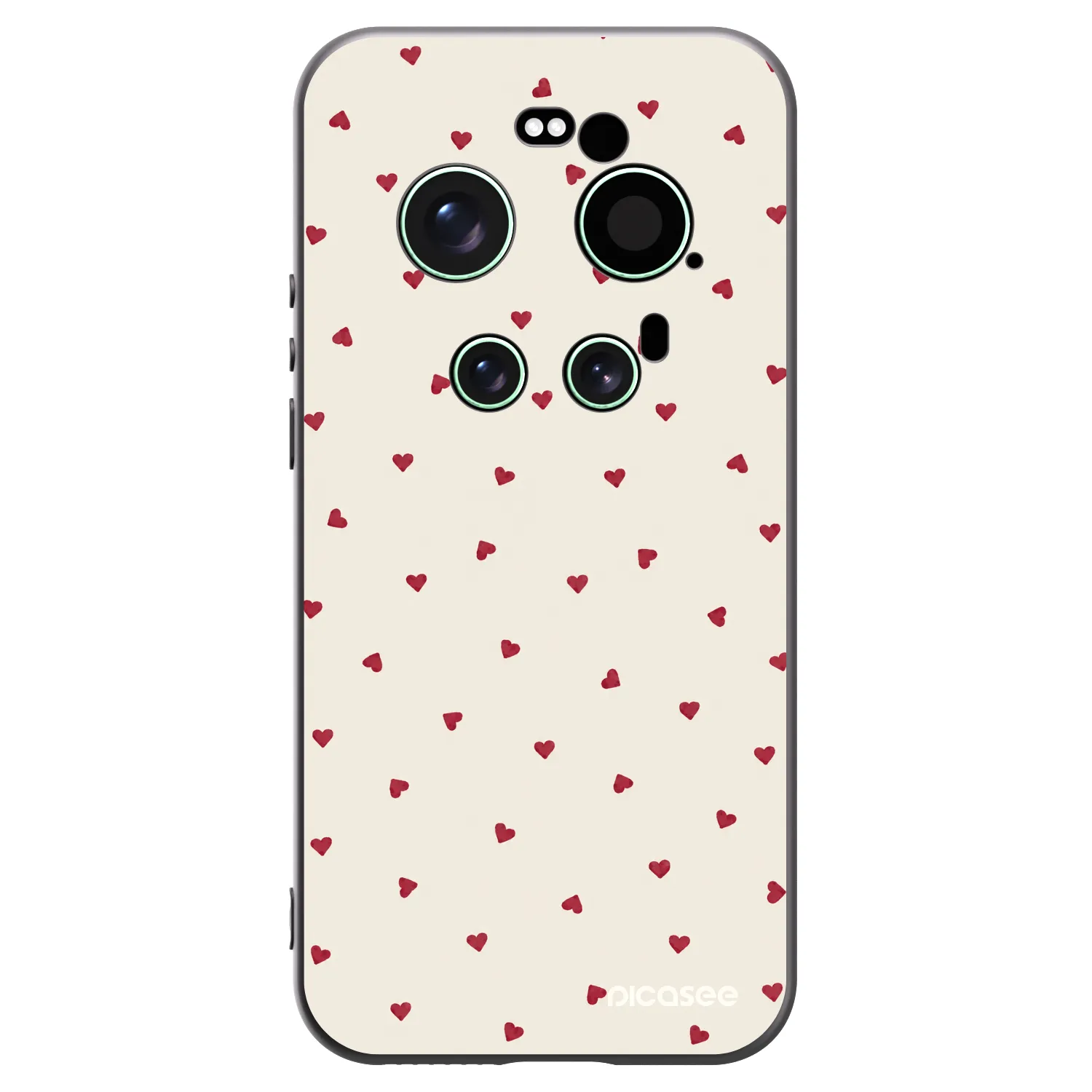 Picasee silikonowe czarne etui na Xiaomi 17 Ultra - Little Love