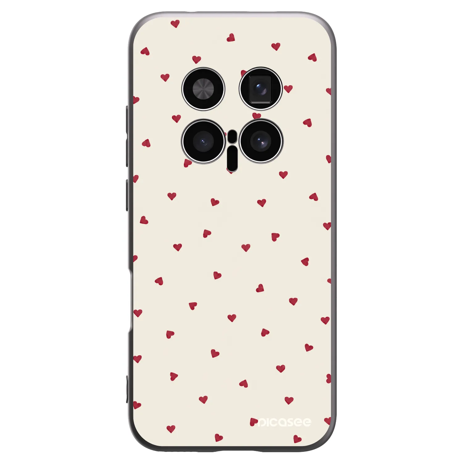 Picasee silikonowe czarne etui na Honor Magic8 Pro 5G - Little Love