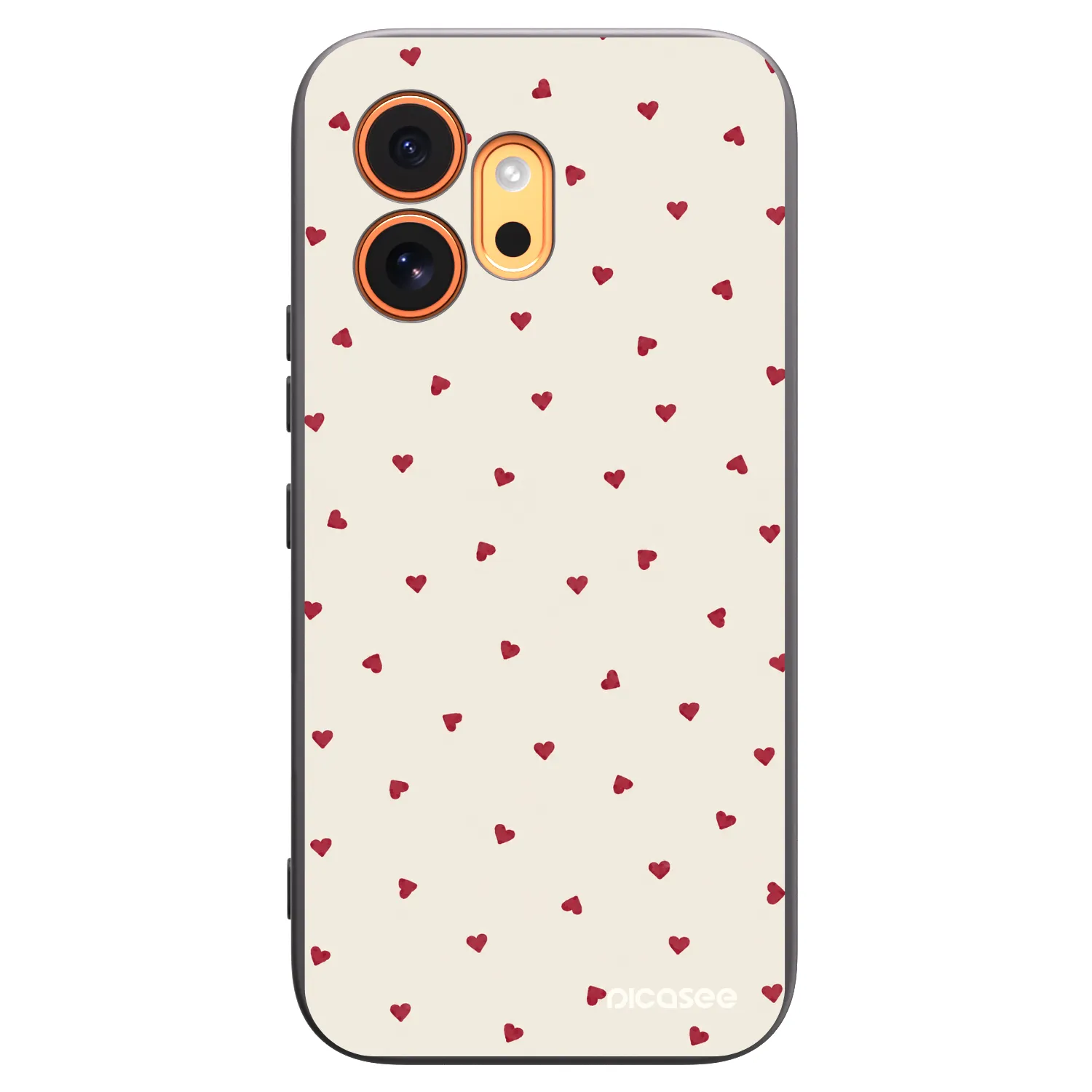 Picasee silikonowe czarne etui na Honor 600 - Little Love
