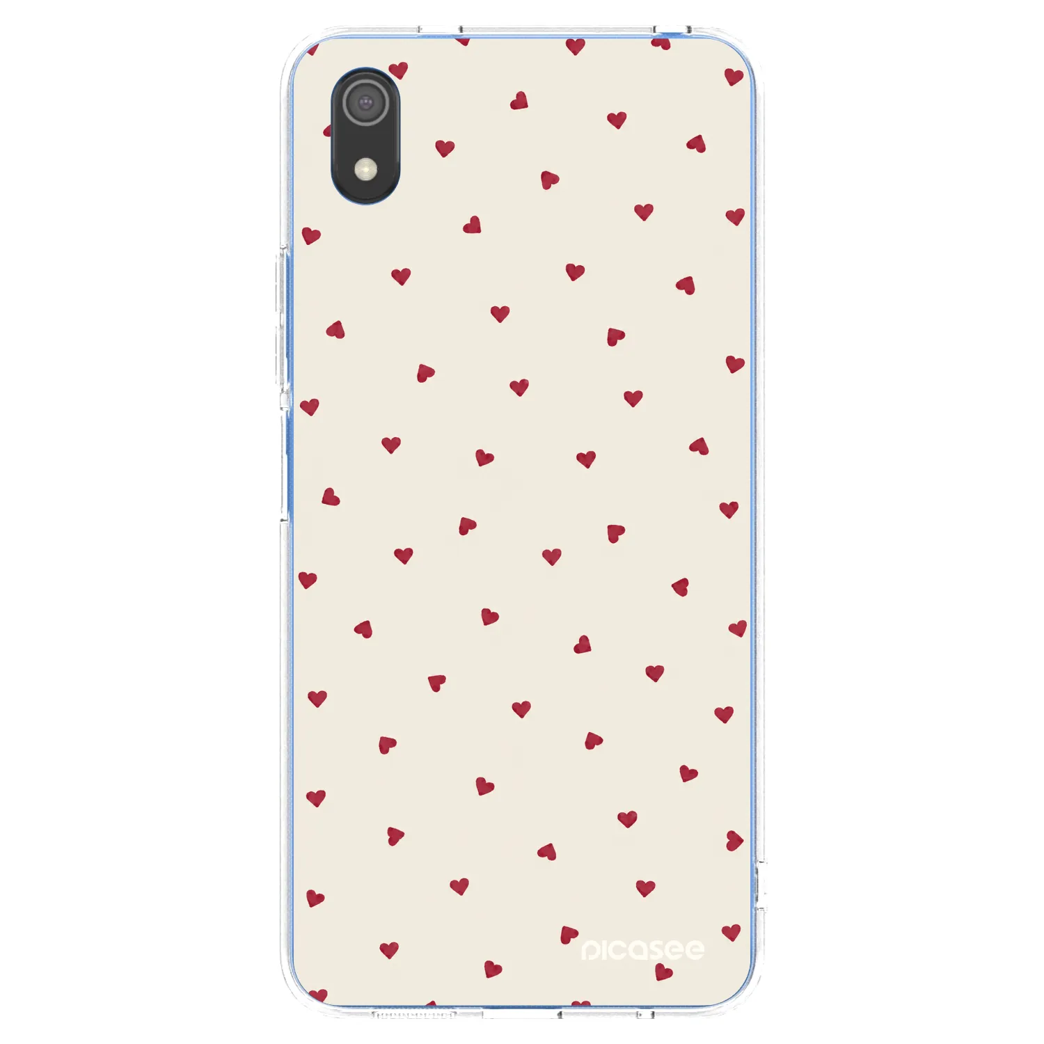 Picasee silikonowe przeźroczyste etui na Xiaomi Redmi 7A - Little Love