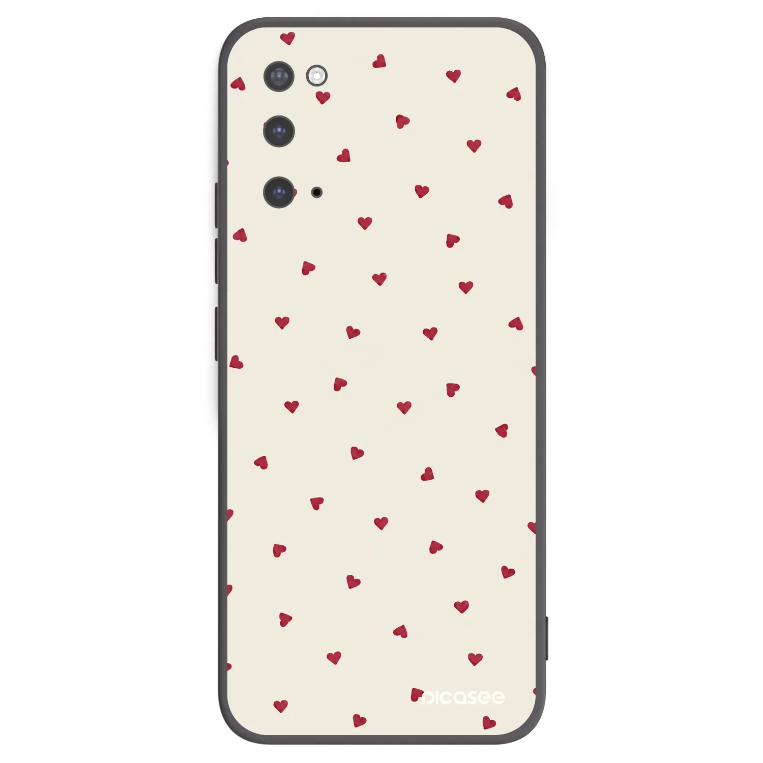 Picasee silikonowe czarne etui na Samsung Galaxy S20 G980F - Little Love