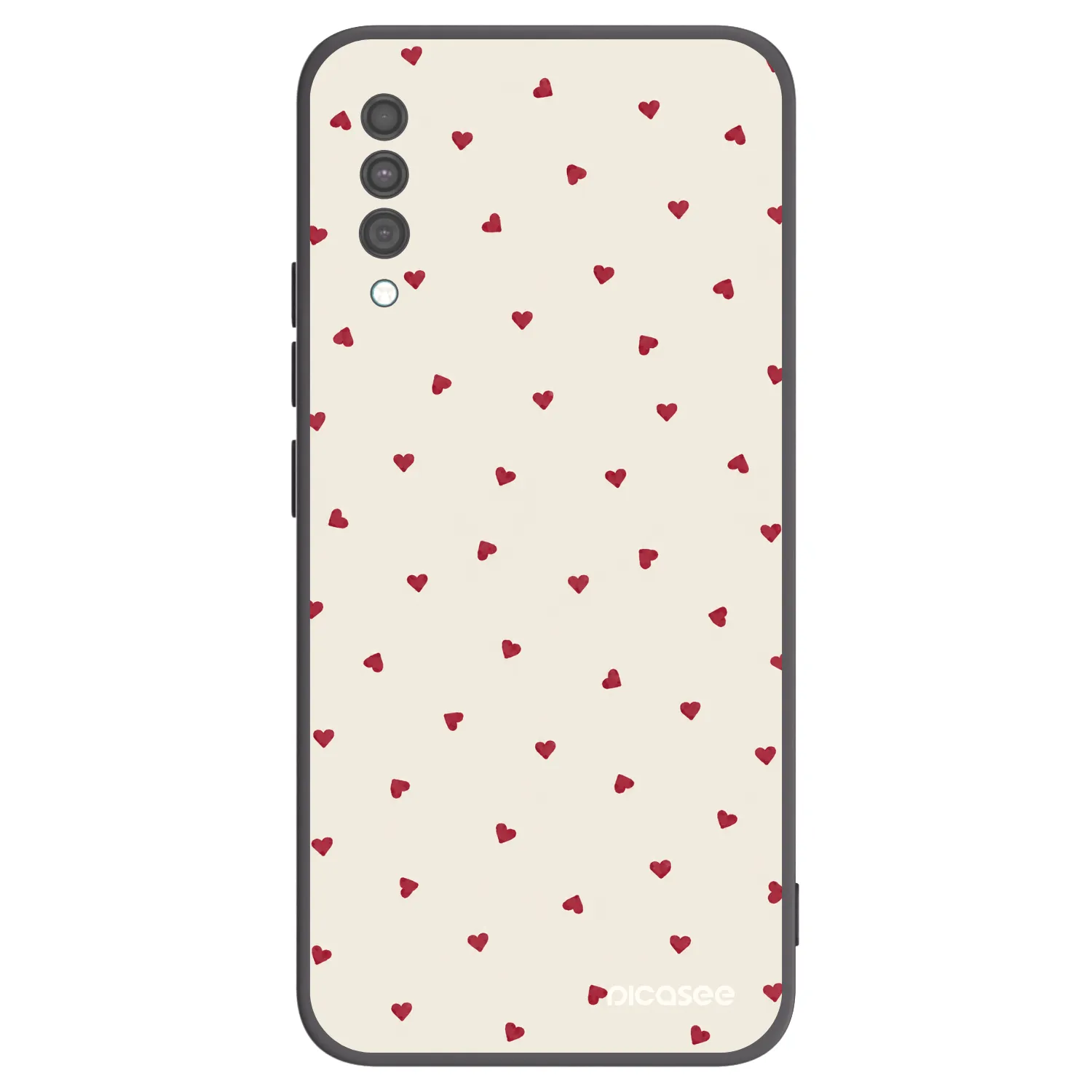 Picasee silikonowe czarne etui na Samsung Galaxy A30s A307F - Little Love