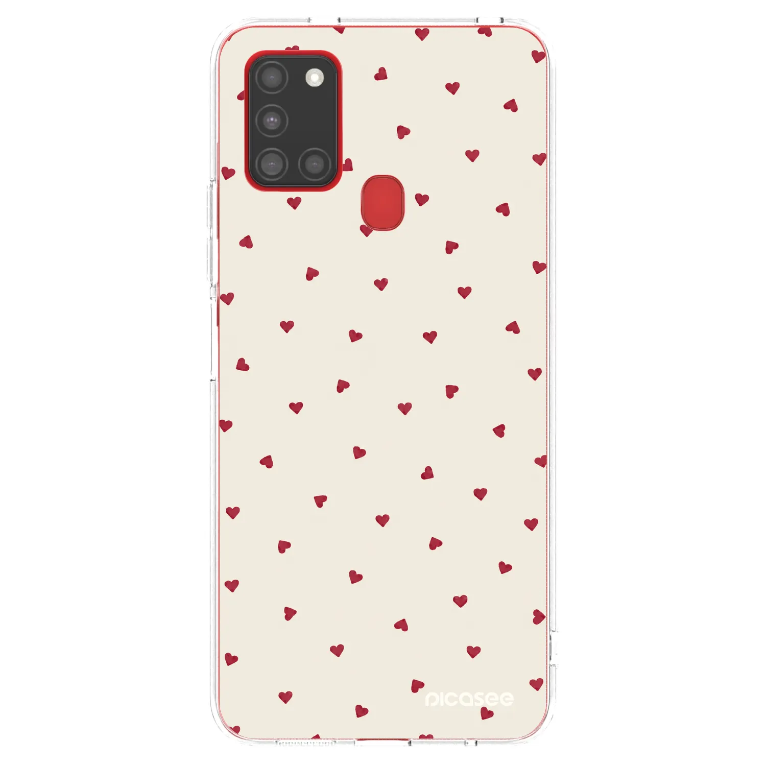 Picasee silikonowe przeźroczyste etui na Samsung Galaxy A21s - Little Love