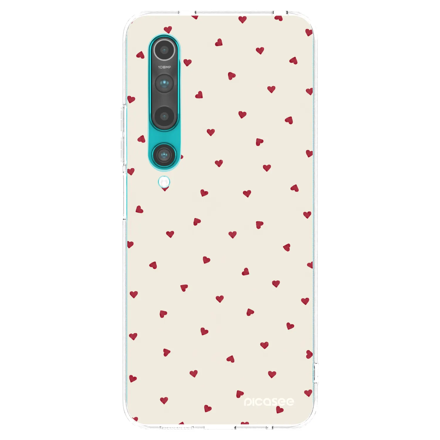 Picasee silikonowe przeźroczyste etui na Xiaomi Mi 10 - Little Love