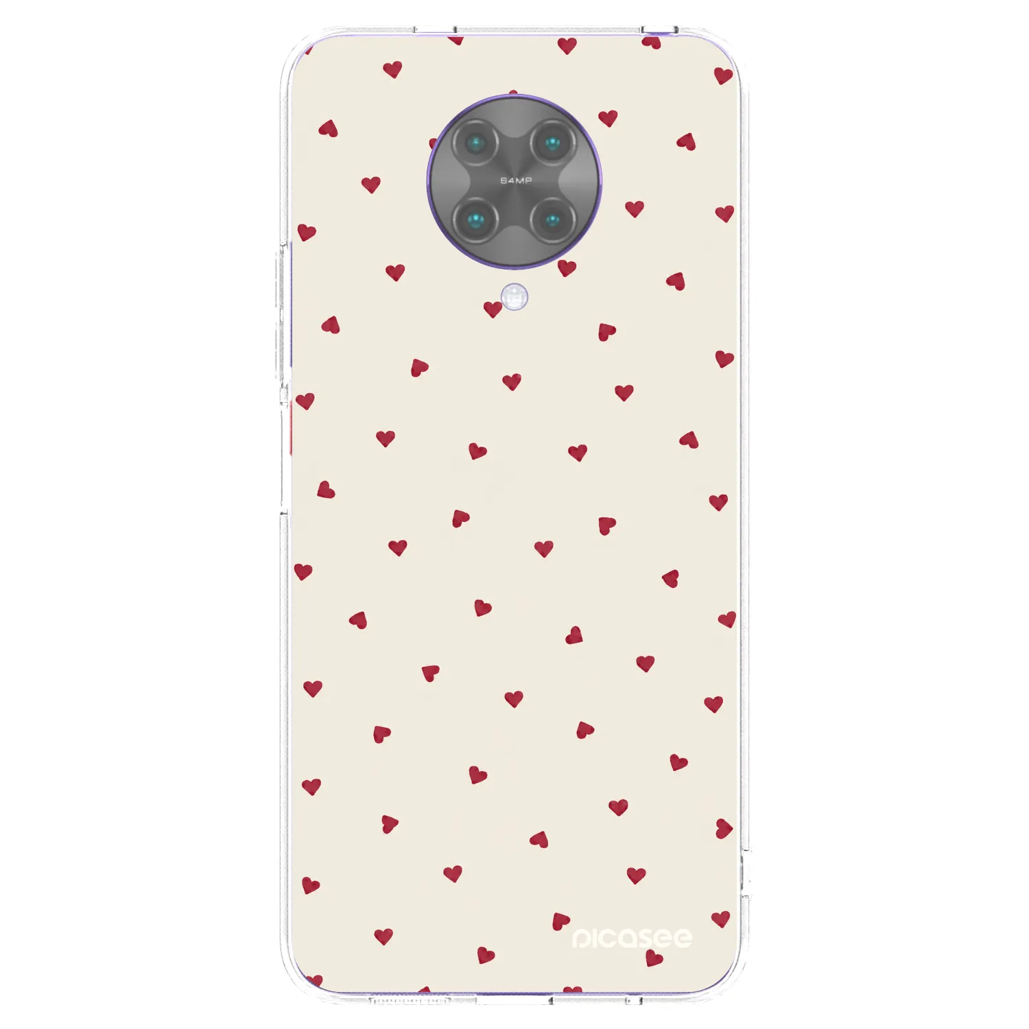 Picasee silikonowe przeźroczyste etui na Xiaomi Poco F2 Pro - Little Love