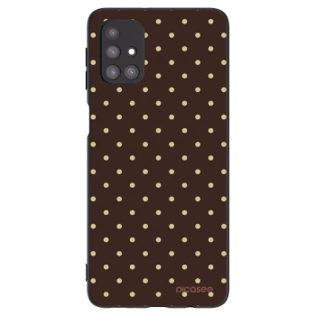 Etui na Samsung Galaxy M31s - Vanilla Dots & Chocolate