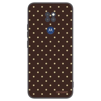 Etui na Motorola Moto G9 Play - Vanilla Dots & Chocolate