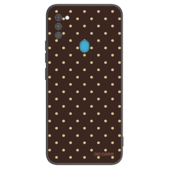 Etui na Samsung Galaxy M11 - Vanilla Dots & Chocolate