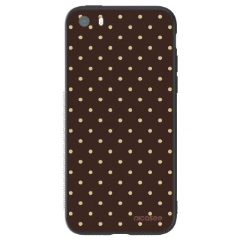 Etui na Apple iPhone 5/5S/SE - Vanilla Dots & Chocolate