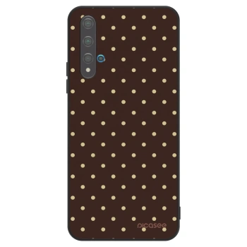 Etui na Huawei Nova 5T - Vanilla Dots & Chocolate