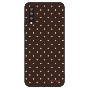 Etui na Samsung Galaxy A70 A705F - Vanilla Dots & Chocolate