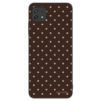 Etui na Samsung Galaxy A22 A226B 5G - Vanilla Dots & Chocolate