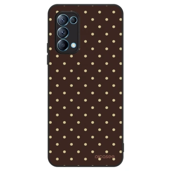 Etui na OPPO Reno 5 5G - Vanilla Dots & Chocolate