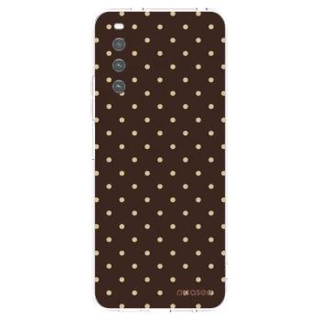 Etui na Sony Xperia 10 IV 5G - Vanilla Dots & Chocolate