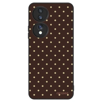 Etui na Honor 70 - Vanilla Dots & Chocolate