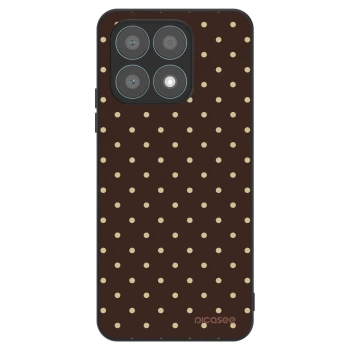Etui na Honor X8a - Vanilla Dots & Chocolate