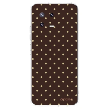 Picasee silikonowe przeźroczyste etui na Xiaomi 13 Pro - Vanilla Dots & Chocolate