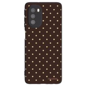 Etui na Motorola Moto G51 - Vanilla Dots & Chocolate