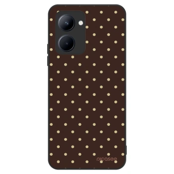 Etui na Realme C33 (2023) - Vanilla Dots & Chocolate