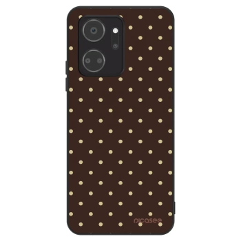 Etui na Honor X7a - Vanilla Dots & Chocolate