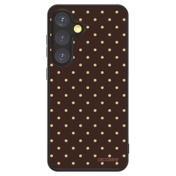 Picasee ULTIMATE CASE PowerShare pro Samsung Galaxy S24 S921B 5G - Vanilla Dots & Chocolate