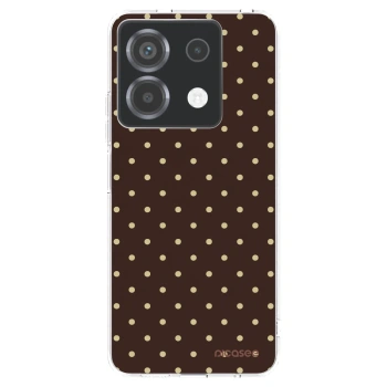 Picasee silikonowe przeźroczyste etui na Xiaomi Poco X6 - Vanilla Dots & Chocolate